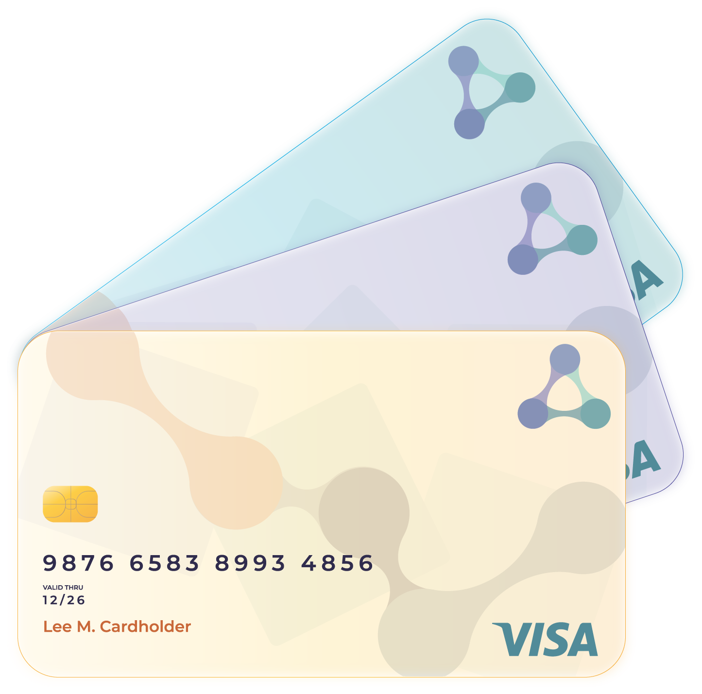 Hublio Pay — branded Visa cards